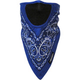 Schampa & Dirt Skins Facefit Facemask - Blue Paisley Fmv-195 Schampa & Dirt Skins Facefit Facemask - Blue Paisley Fmv-195