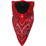 Schampa & Dirt Skins Facefit Facemask - Red Paisley Fmv-225 Schampa & Dirt Skins Facefit Facemask - Red Paisley Fmv-225