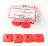 Stud Boy Super-Lite Plus Backers Red 24/Pk 2462-P1-Red