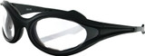 Bobster Es114C Foamerz Sunglasses Black W/Clear Lens