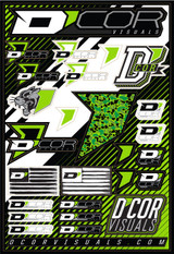 D-Cor 40-90-106 Logo Decal Sheet 12"X18"