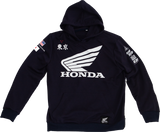 D-Cor 85-209-3 Honda Factory Sweatshirt Navy Lg