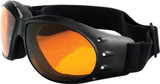 Bobster Bca001A Cruiser Sunglasses Black W/Amber Lens