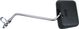 Emgo 20-64520(Pr) Square Clamp-On Mirror Black 10"