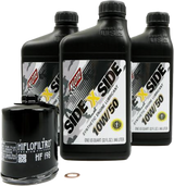 Klotz Sidexside Oil Change Kit 10W50 /W Oil Filter Pol Ku-101