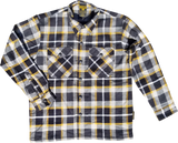 Scorpion Exo 13803-3 Covert Moto Flannel White/Yellow Sm