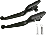 Harddrive 053579 Smooth Lever Set Black Softail 18-23