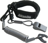 Atlantis A2103Pfw Pro Floating Wrist Lanyard Red W/Whistle