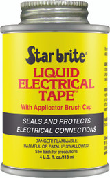 Star Brite Liquid Electrical Tape Black 4 Oz 084104B