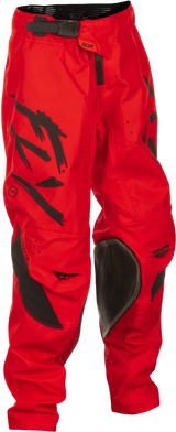 Fly Racing C378-53718 Kinetic Stoke Pant Ca/Ny Red/Black Sz 18