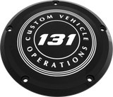 Custom Engraving 7   M8 Flt/Flh Derby Cover 131 Cvo Black 131-09-46Bg Custom Engraving 7   M8 Flt/Flh Derby Cover 131 Cvo Black 131-09-46Bg