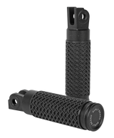 Burly Brand B13-1204B Slash Cut Foot Pegs Pr Black