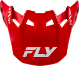 Fly Racing 73-4357 Formula Cc Objective Visor Red/White Xl/2X