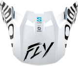 Fly Racing 73-4485 Formula S Carbon Abyss Visor White/Black Md/Lg