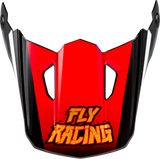 Fly Racing 73-8676 Youth Kinetic Scorched Helmet Visor Red/Black/White Ys-Yl