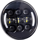 Letric Lighting Co Llc-Dhl-5Ts 5.75" Deluxe Hdlight W/ Turns Black W/ Switchback