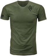 Harddrive Harddrive Emblem Tee Olive Green/Black 2X 800-02082X