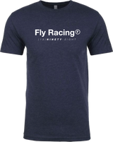 Fly Racing 354-0314L Fly Trademark Tee Midnight Navy Lg