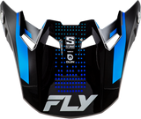 Fly Racing 73-4477 Formula S Carbn Protocol Visor Black Carbon/Blue Xl/2X