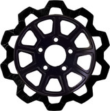 Lyndall Brakes 4102-1133 9 Spoke Rotor Front Blk/Blk Bow Tie 11.5"
