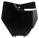 Acerbis 2421120001 Front Number Plate Black
