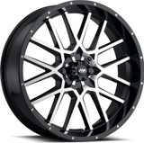 Itp 1822515546B Hurricane Black/Machined 18X6.5 4/137 4 + 2.5 (+10Mm)