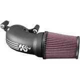 K & N Aircharger Intake System With Cast Aluminum Intake Tube - Satin Black 57-1134