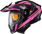 Scorpion Exo 96-1176-Sd Exo-At960 Cold Weather Helmet Hicks Pink Xl (Dual Pane)