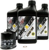Klotz Sidexside Oil Change Kit 10W50 /W Oil Filter Pol Ku-103 Klotz Sidexside Oil Change Kit 10W50 /W Oil Filter Pol Ku-103