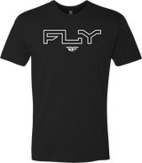Fly Racing Fly Edge Tee Black 2X 354-03082X
