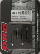 Drc D58-52-420 Aluminum Taper Bolts Titanium M6X20Mm 4/Pk