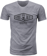 Highway 21 489-1941S Asphalt Society Tee Heather Grey Sm
