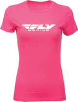 Fly Racing 356-0378X Women'S Fly Corporate Tee Raspberry Xl