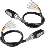 Zeta 701 Led Turn Signals W/Taillight Blk W/Clr Lens Pr Zr46-0109 Zeta 701 Led Turn Signals W/Taillight Blk W/Clr Lens Pr Zr46-0109