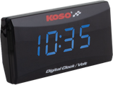 Koso Ba024B50 Super Slim Clock / Volt Meter Blue Display