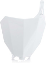 Acerbis 2630680002 Front Number Plate White