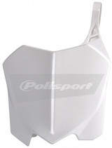 Polisport Front Number Plate White 8656700001 Polisport Front Number Plate White 8656700001