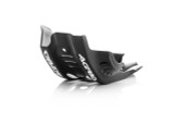 Acerbis 2791661007 Skid Plate W/Linkage Guard Black/White