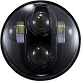 Pathfinder Hd5Mb 5 3/4" Led Headlight Black High Definition