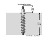 Igrip Ss-32200R 1 1/4"-32Mm Shoulder Studs Qty 200