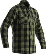 Rst Kevlar Lumberjack Ce Shirt Green Check Textile Xs 102115Grn-38
