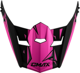 Gmax G0466172 Youth Mx-46Y Unstable Visor Matte Black/Pink Ys-Yl