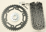 Vortex Ck6343 Sprocket/Chain Kit Stl/Stl 15/44T Sil Sx3 520-112L Blk