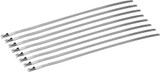Dei 010201 Locking Ties Stainless Steel 8" 8/Pk