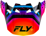 Fly Racing 73-4340 Formula Cc Tektonic Visor Black/Sunset Yl/Sm