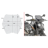 Givi A7708 Windshield Specific Low Smoke Ktm