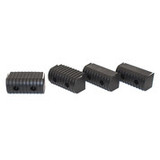 Caliber 23072-Bk Bunk End Caps 2X4" Black 24/Pk