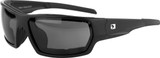 Bobster Btre001 Tread Sunglasses Matte Black W/Smoked Lens Removable Foam