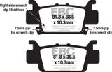 Ebc Fa704Sv Brake Pads Fa704Sv Severe Duty Sv Series
