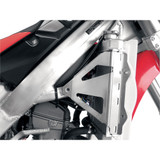 Works Connection Radiator Brace Set - Silver - Honda 18-771